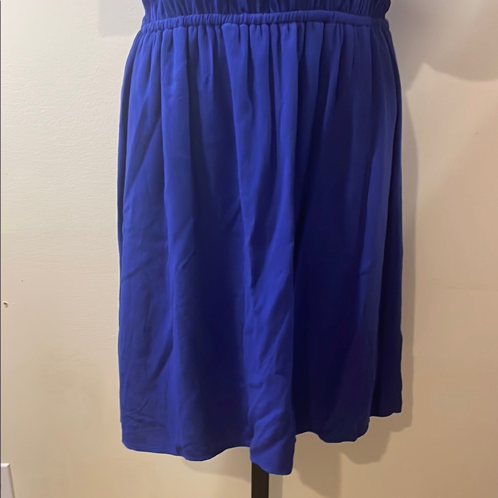 C Off-Shoulder Blue Dress - Picture 6 of 8